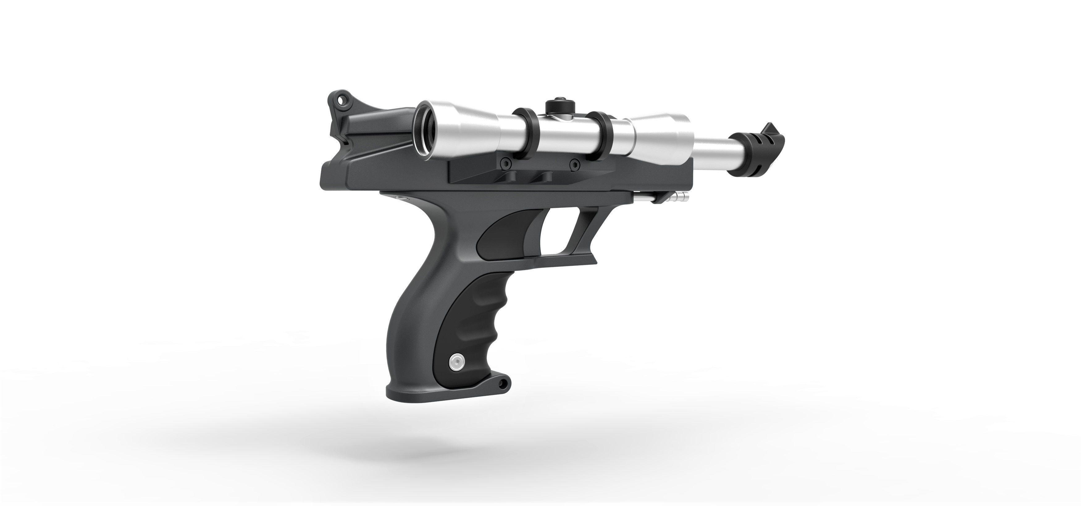 Captain Typho Blaster S-5 from Star Wars 3D model_11