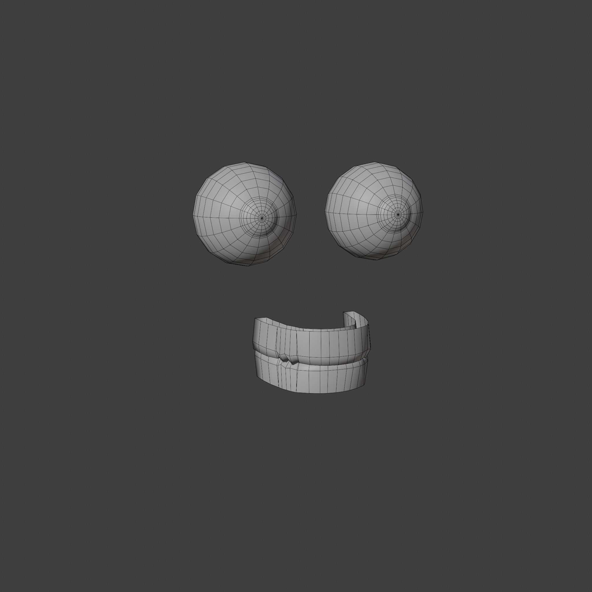 Stylized Humanoid Base Mesh - Male Low-poly 3D model_21