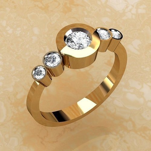 Rings avengers iron man ring 3D print model