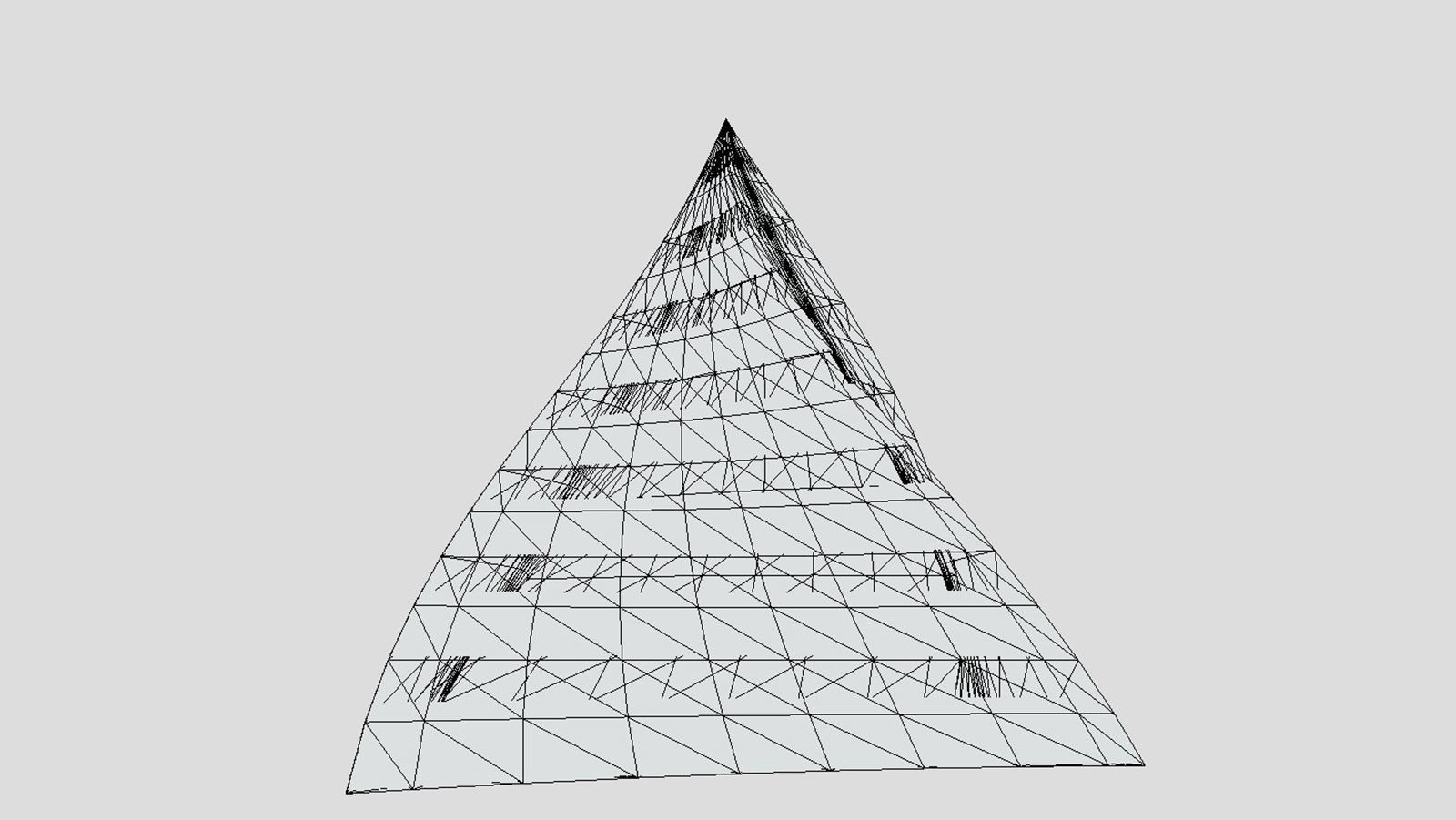 Pyramid Building 3D model_7