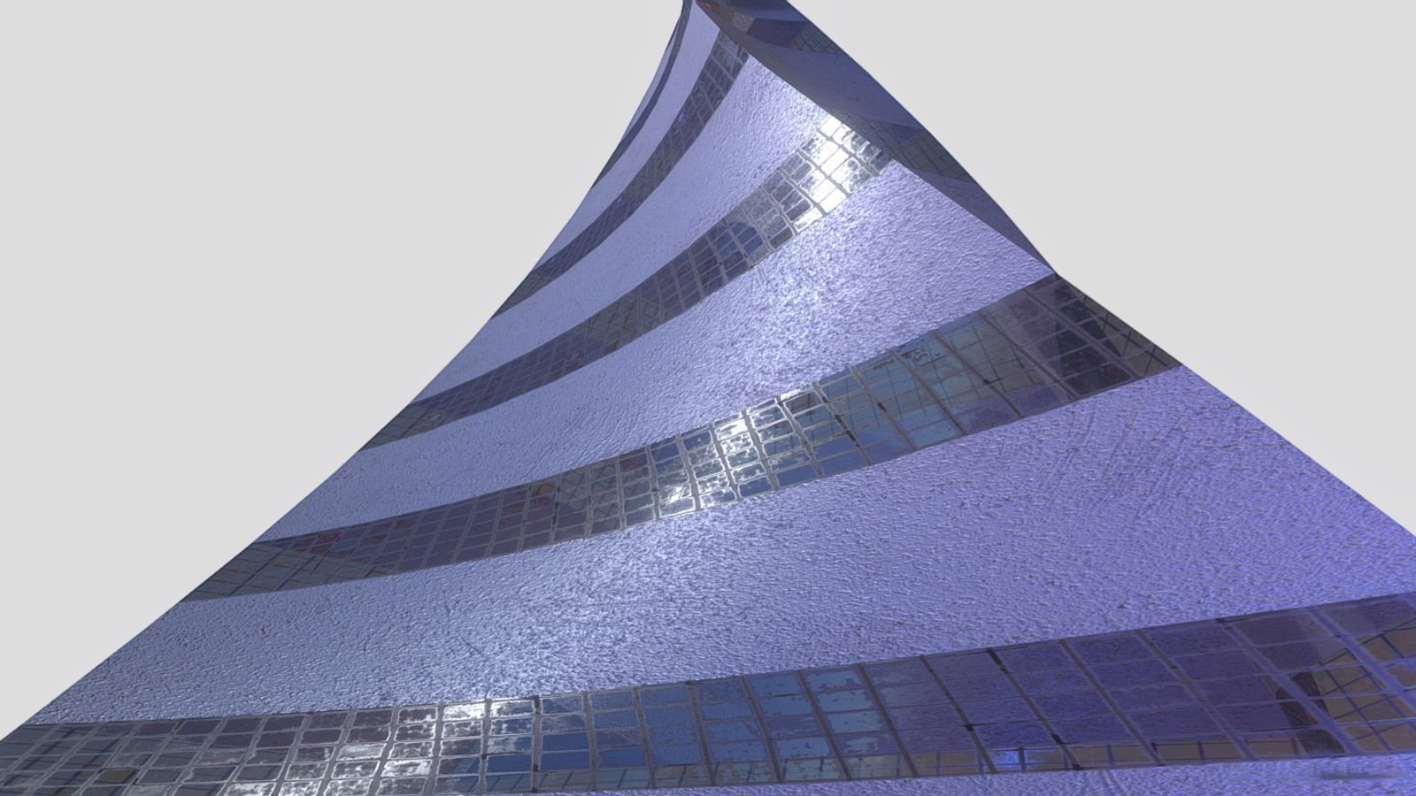 Pyramid Building 3D model_6