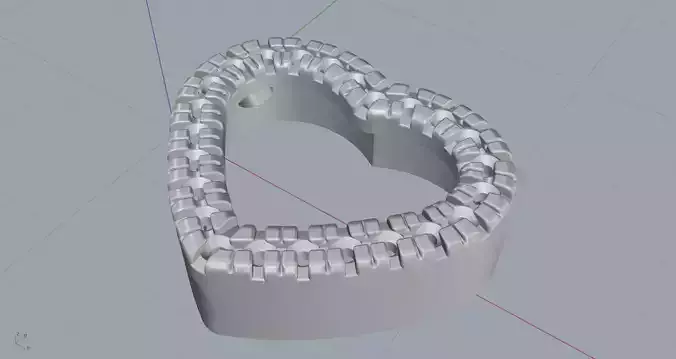 heart 3 shaped ring
