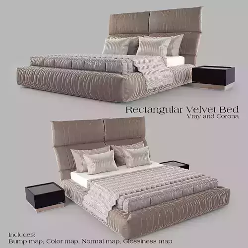 Visionnaire Bed Set 3D model