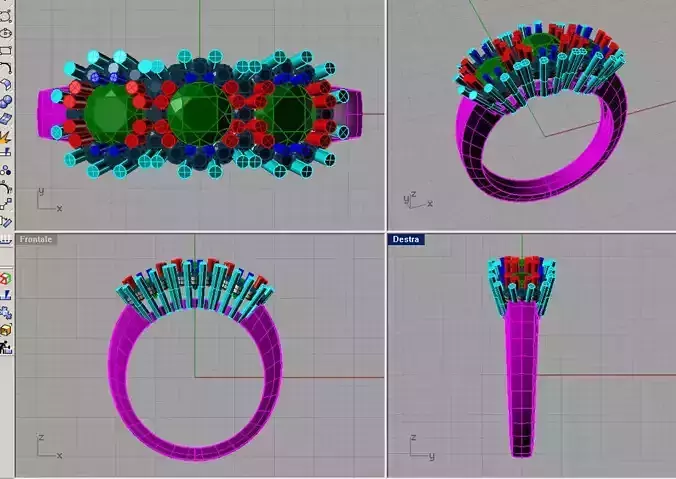 Diamond Engagement Rings with Diamond
