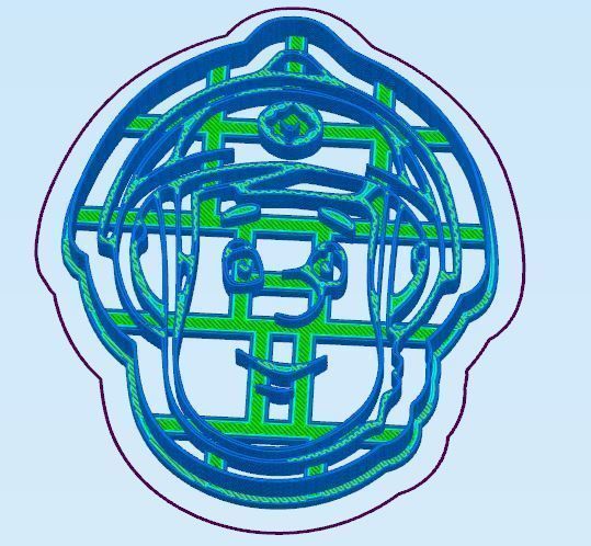 Fireman Sam Cookie Cutter 3D print model_2