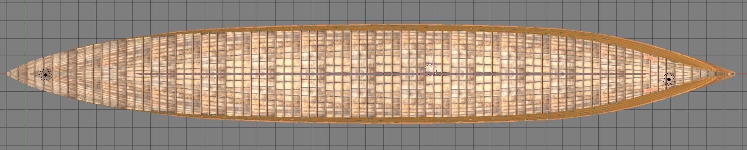 Roman Trireme Battle Ship 3D model_40