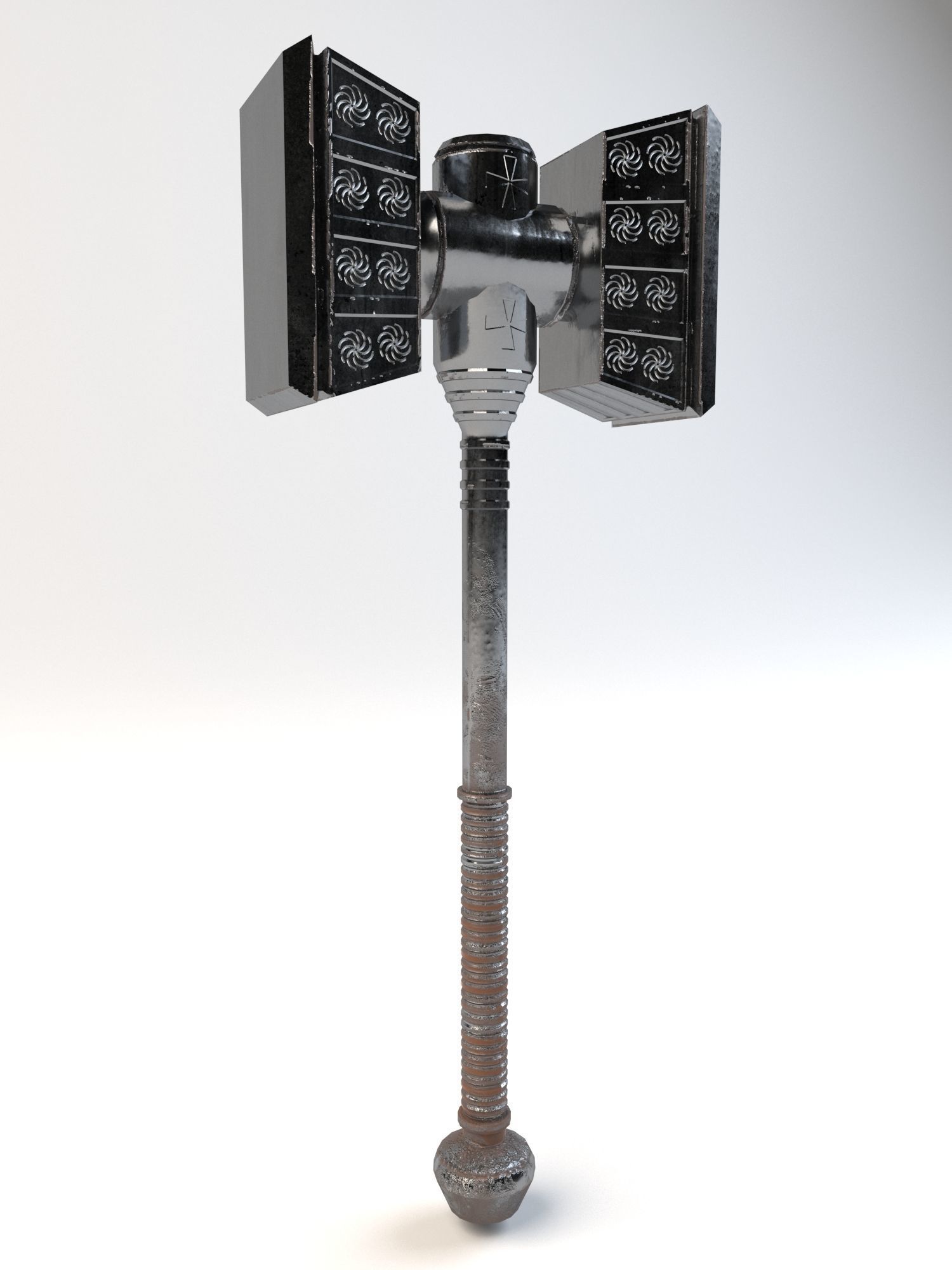 Medieval weapon pack 3D model_2