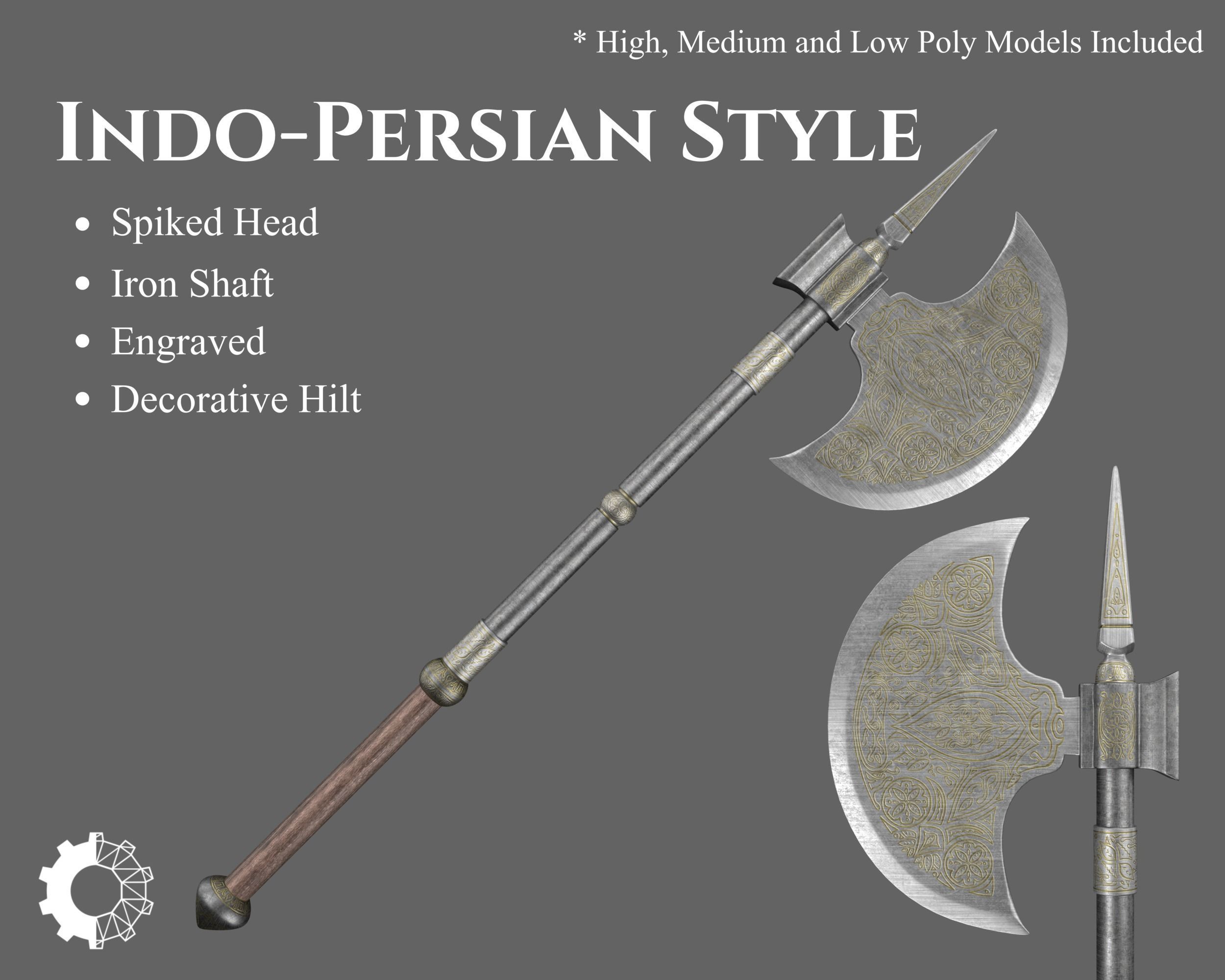 Ancient Collection Indo Persian Weapons Set _48