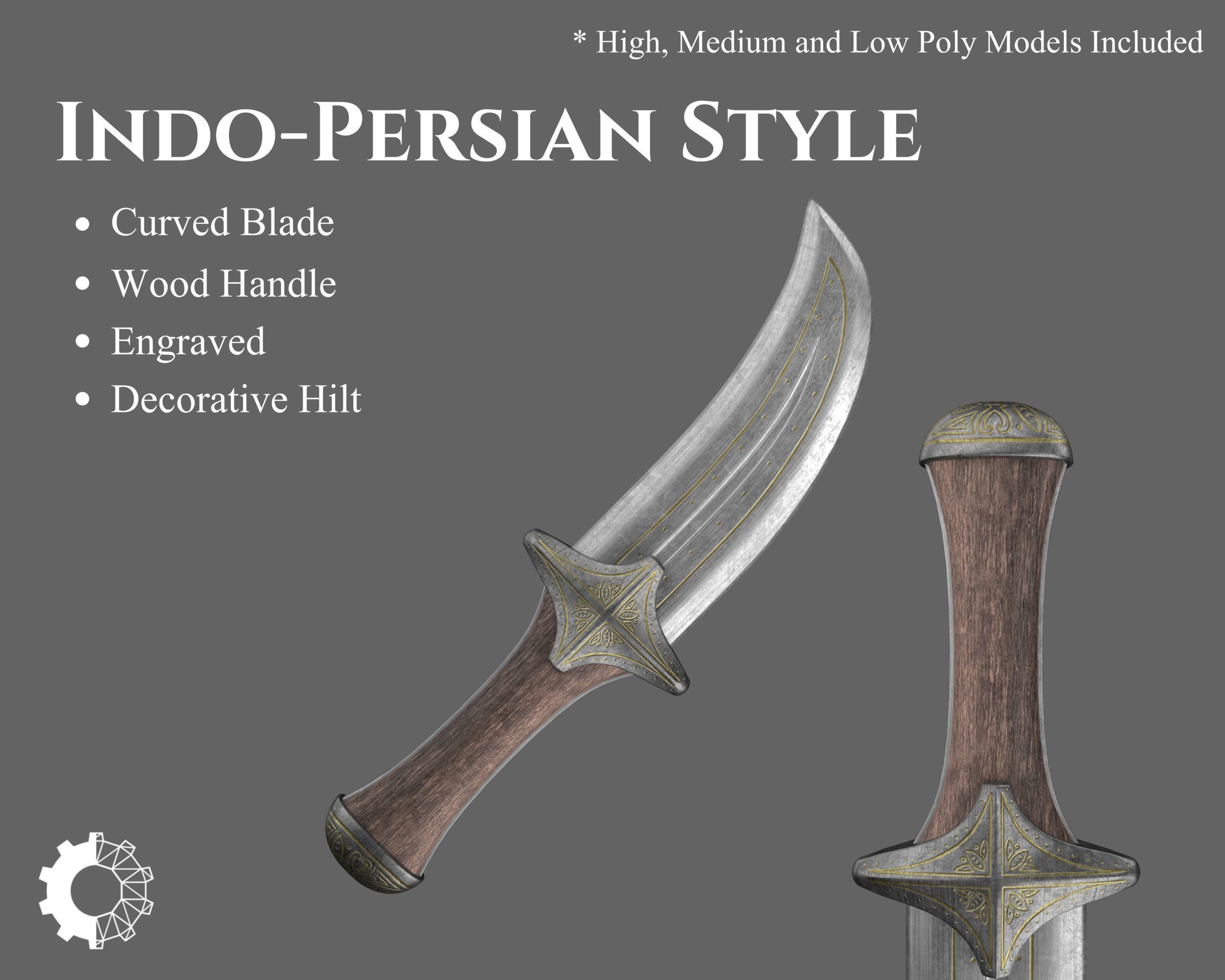 Ancient Collection Indo Persian Weapons Set _18