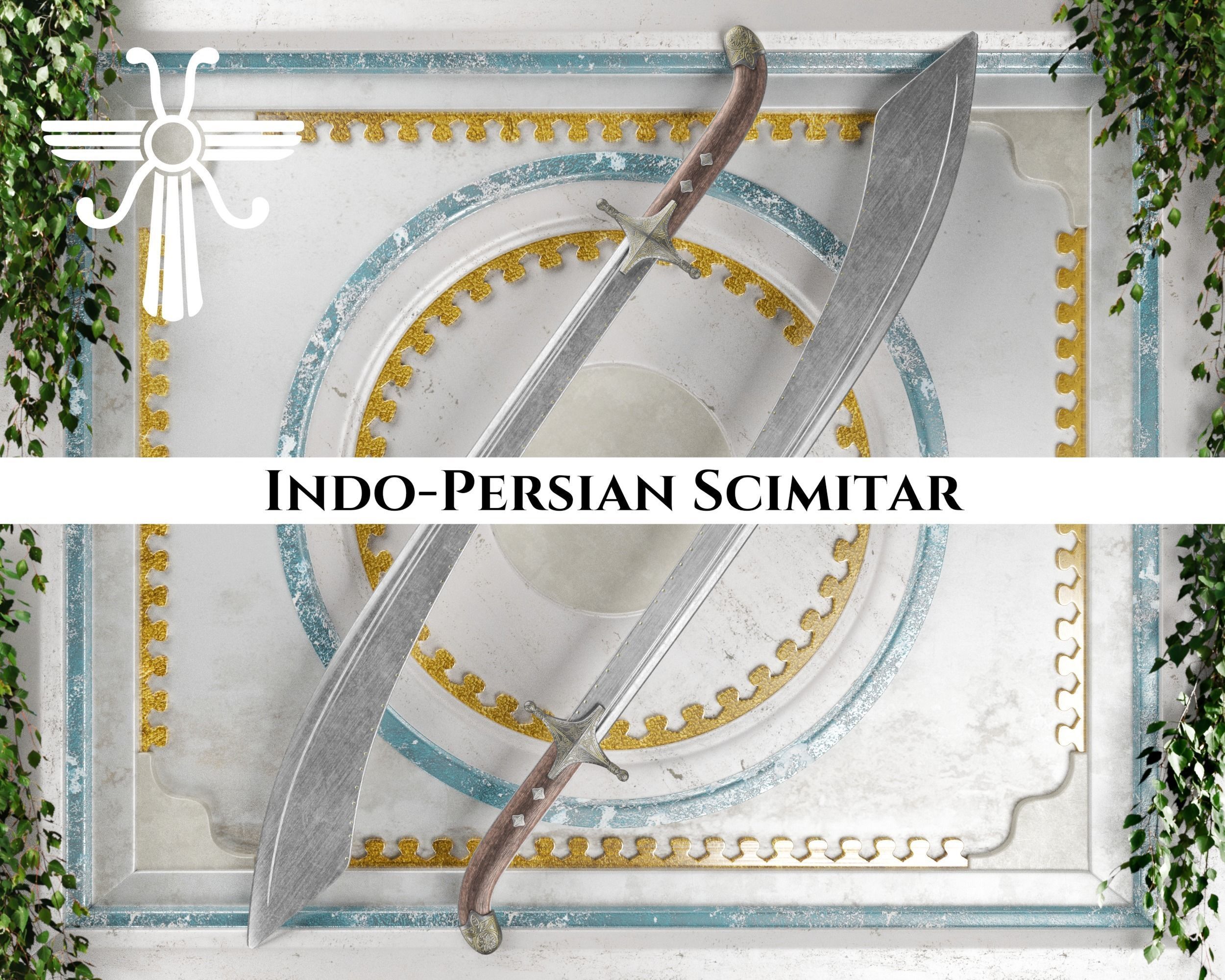 Ancient Collection Indo Persian Weapons Set _27