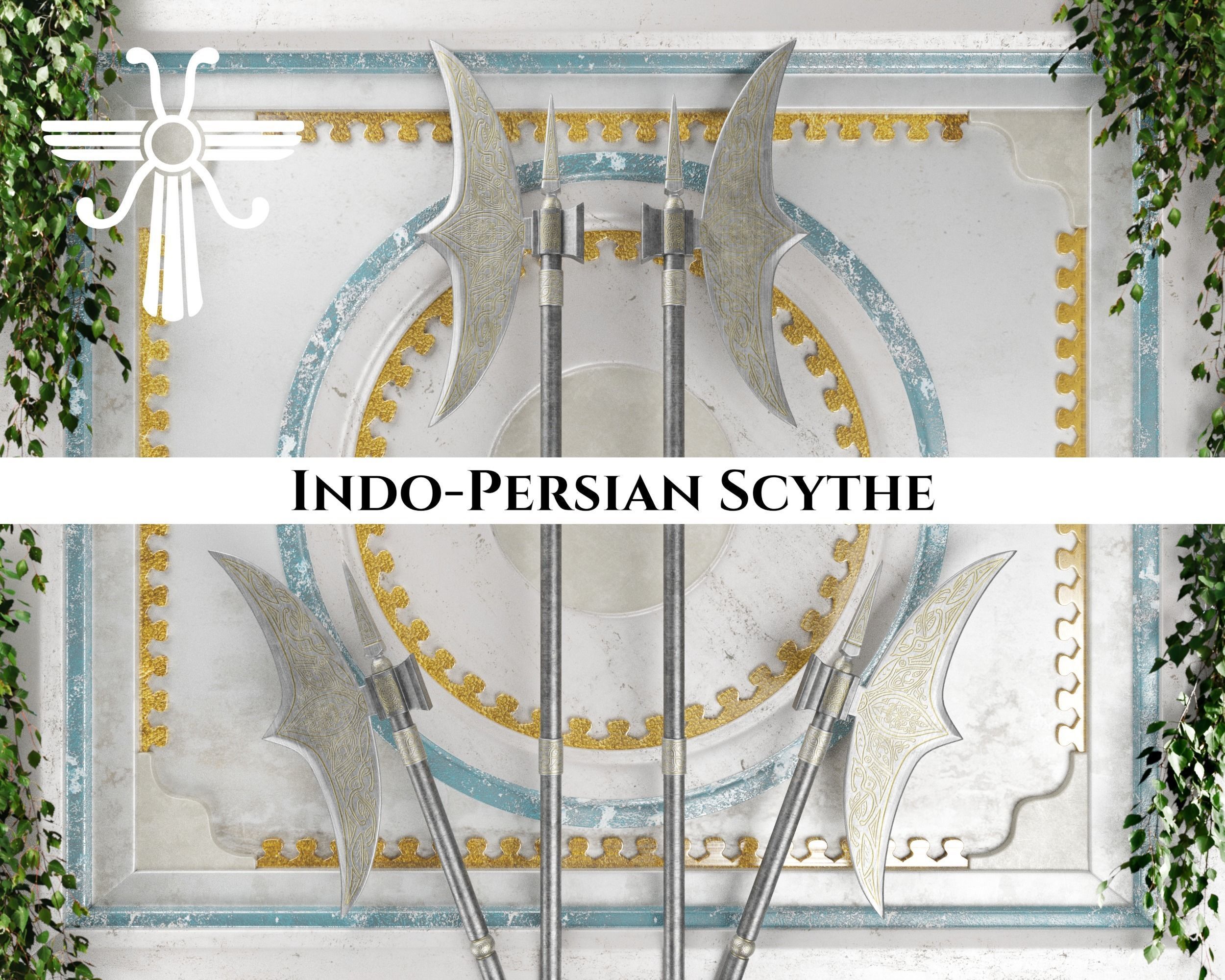 Ancient Collection Indo Persian Weapons Set _32