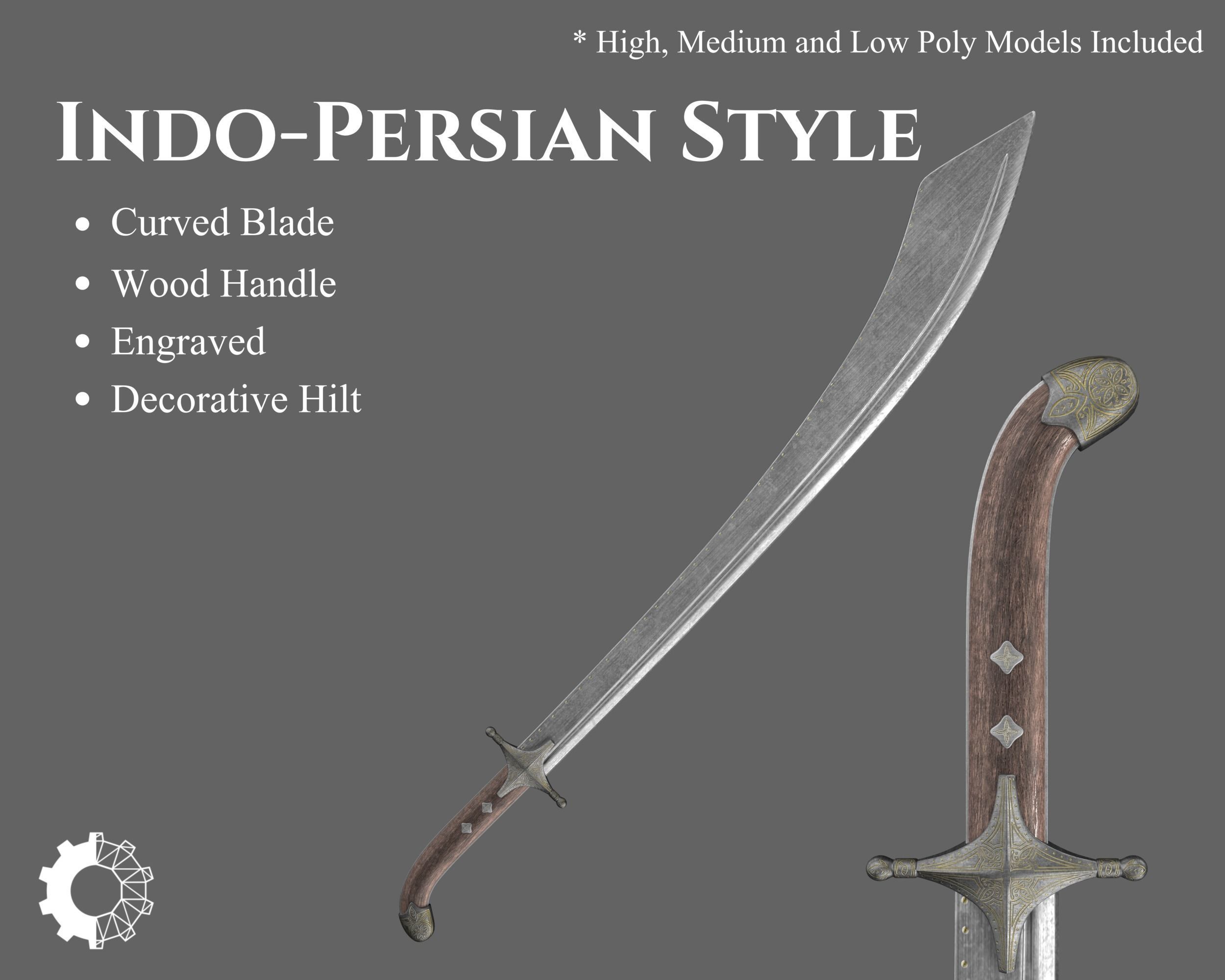 Ancient Collection Indo Persian Weapons Set _28