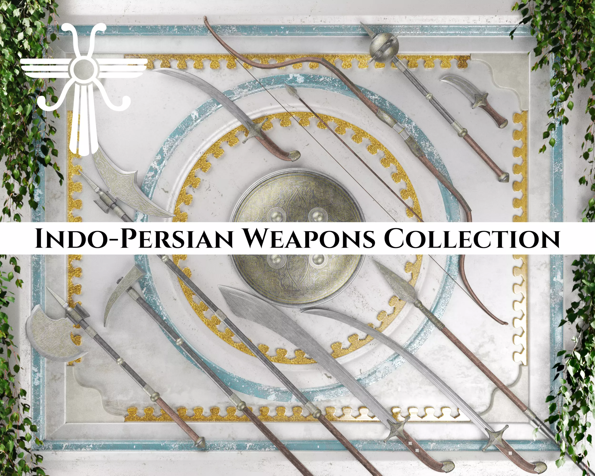 Ancient Collection Indo Persian Weapons Set _0