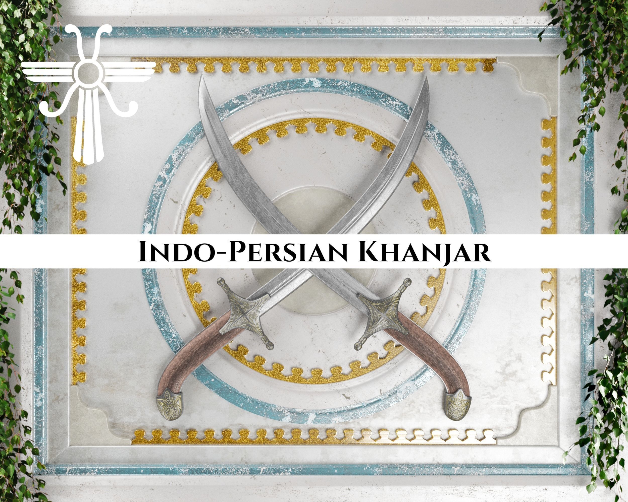 Ancient Collection Indo Persian Weapons Set _22