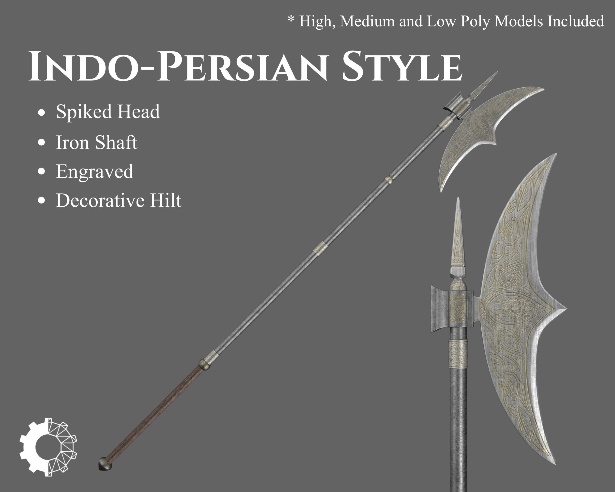 Ancient Collection Indo Persian Weapons Set _33