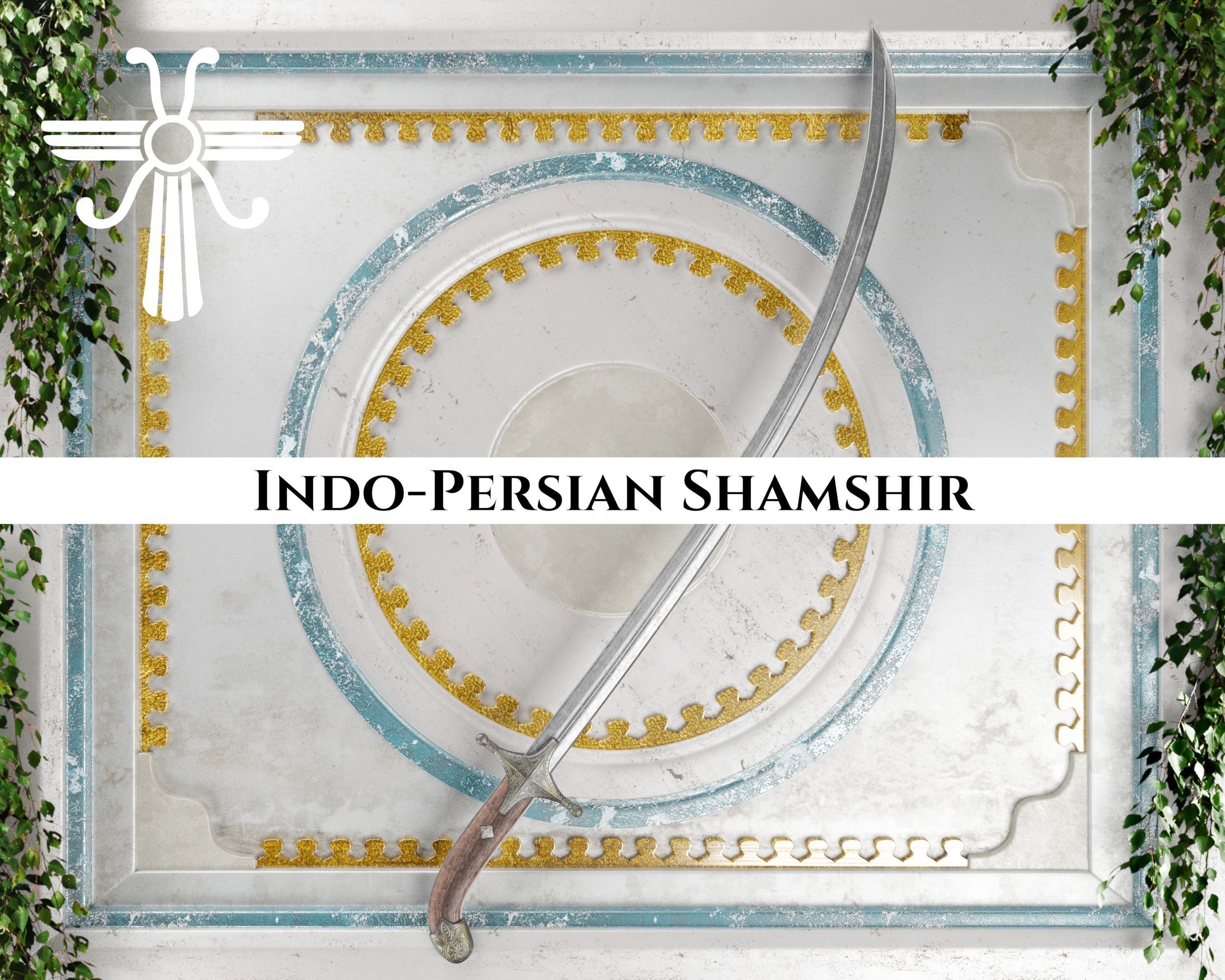 Ancient Collection Indo Persian Weapons Set _37