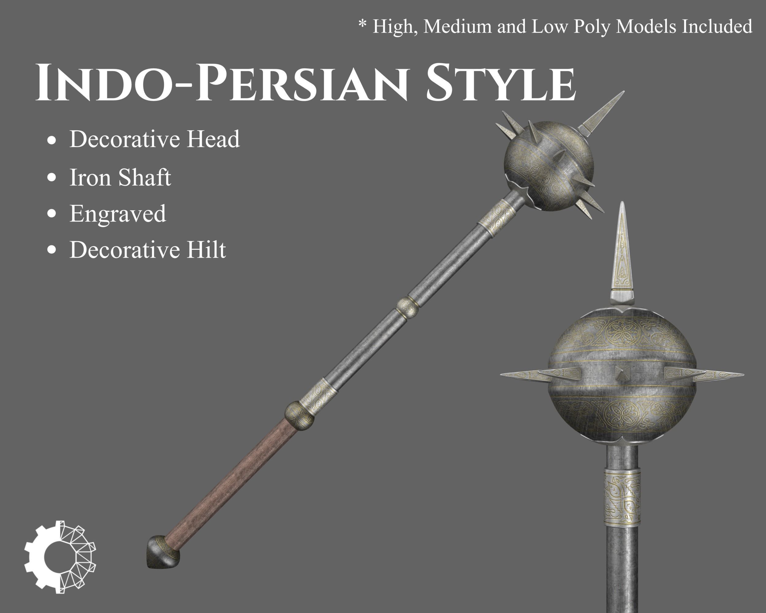 Ancient Collection Indo Persian Weapons Set _13