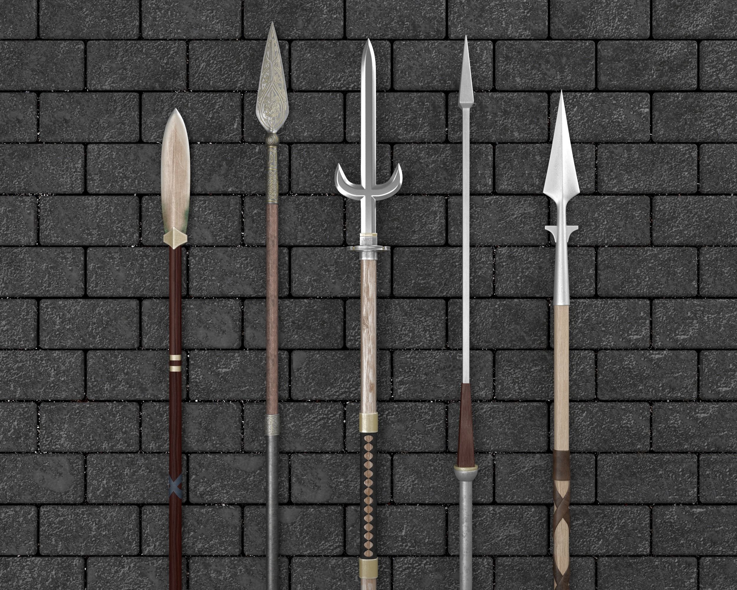 Ancient Collection Weapons Spears _32