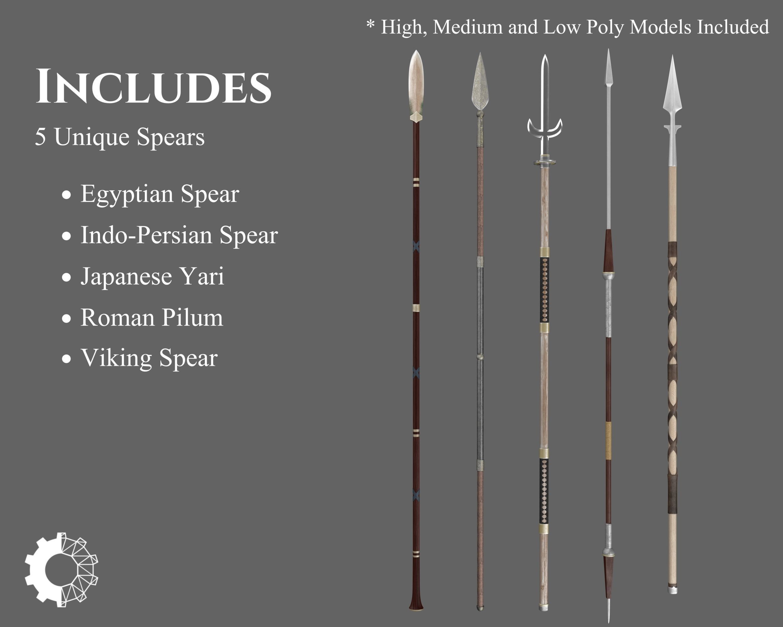 Ancient Collection Weapons Spears _1