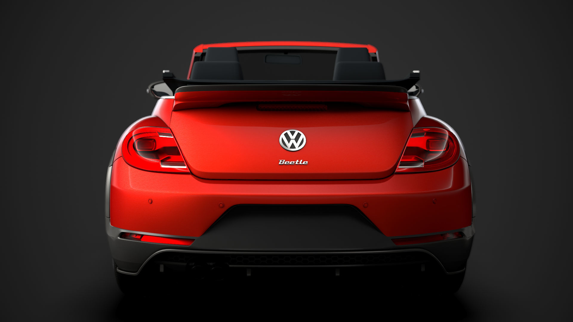VW Beetle R LIne Convertible 2020 3D model_13