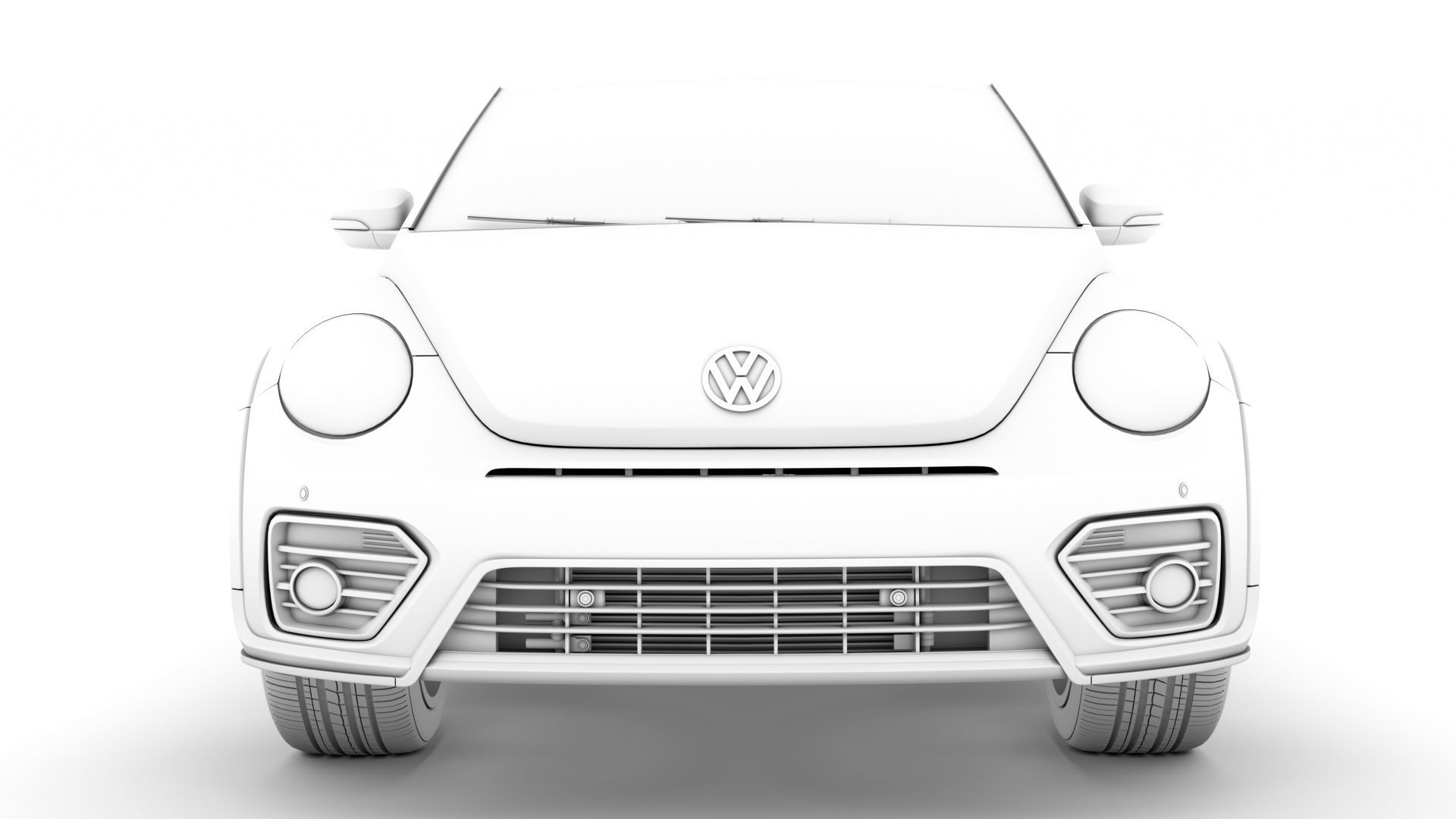 VW Beetle R LIne Convertible 2020 3D model_20