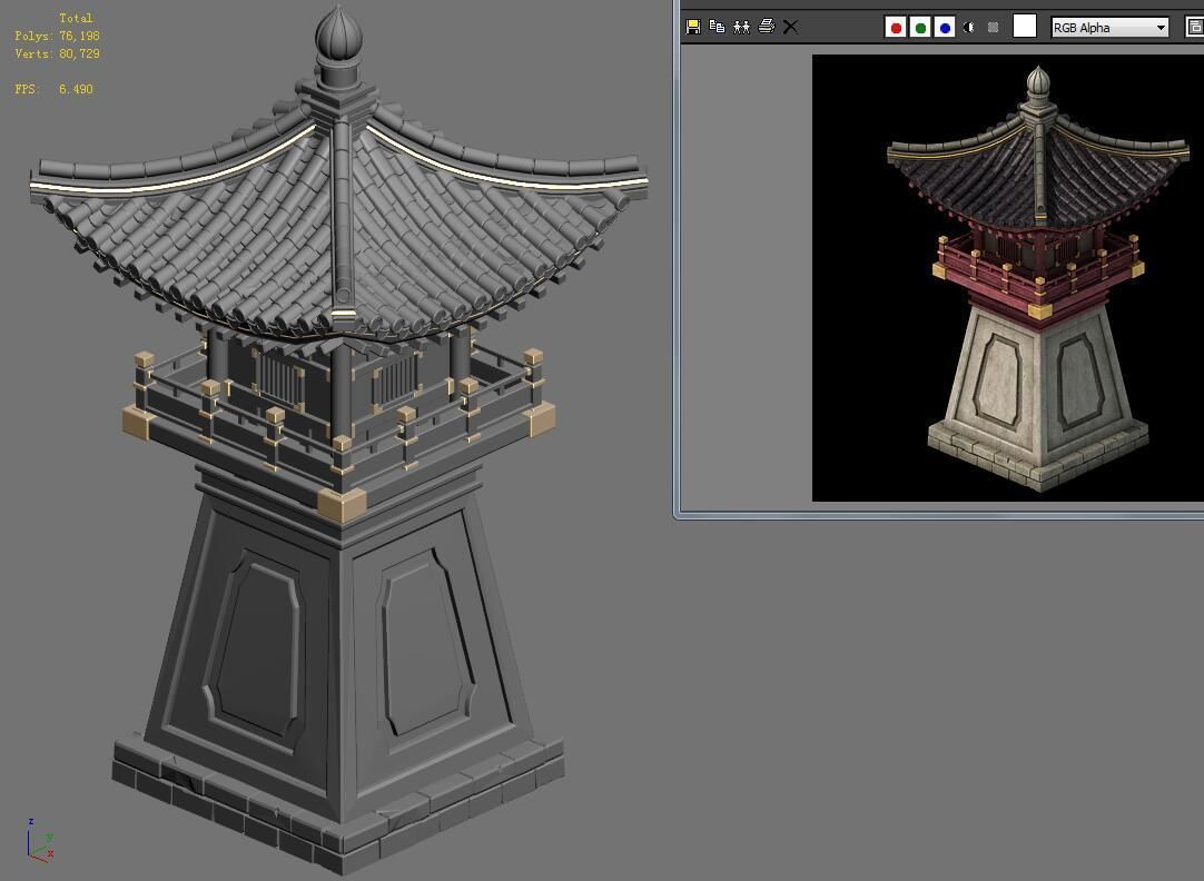 Palace - Watchtower 044 3D model_5