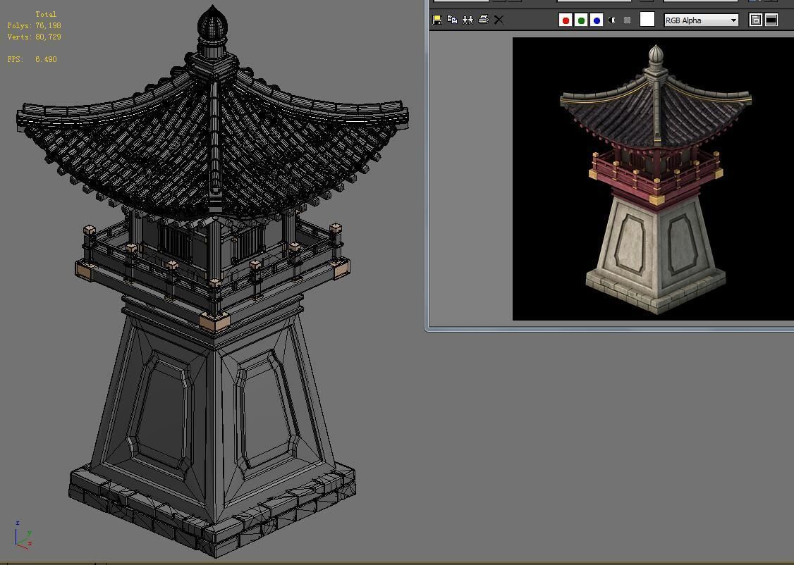 Palace - Watchtower 044 3D model_6