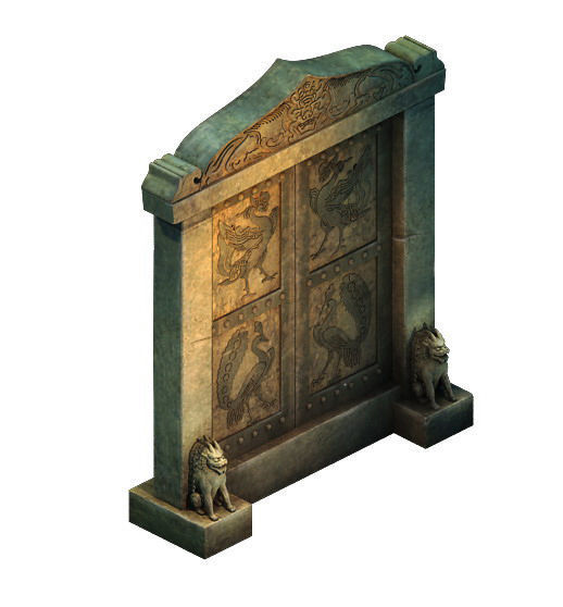 Game Model - Imperial tombs 3D model_1