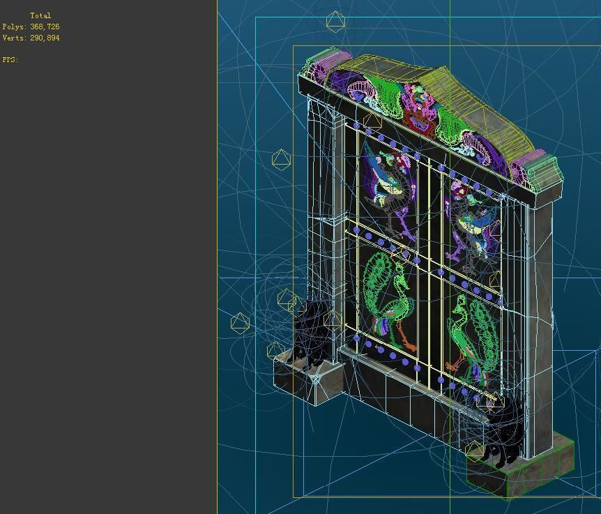 Game Model - Imperial tombs 3D model_5