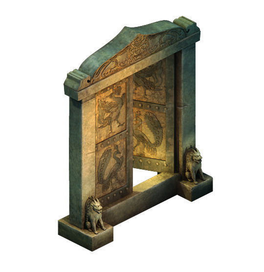 Game Model - Imperial tombs 3D model_3