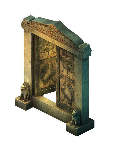 Game Model - Imperial tombs 3D model_2