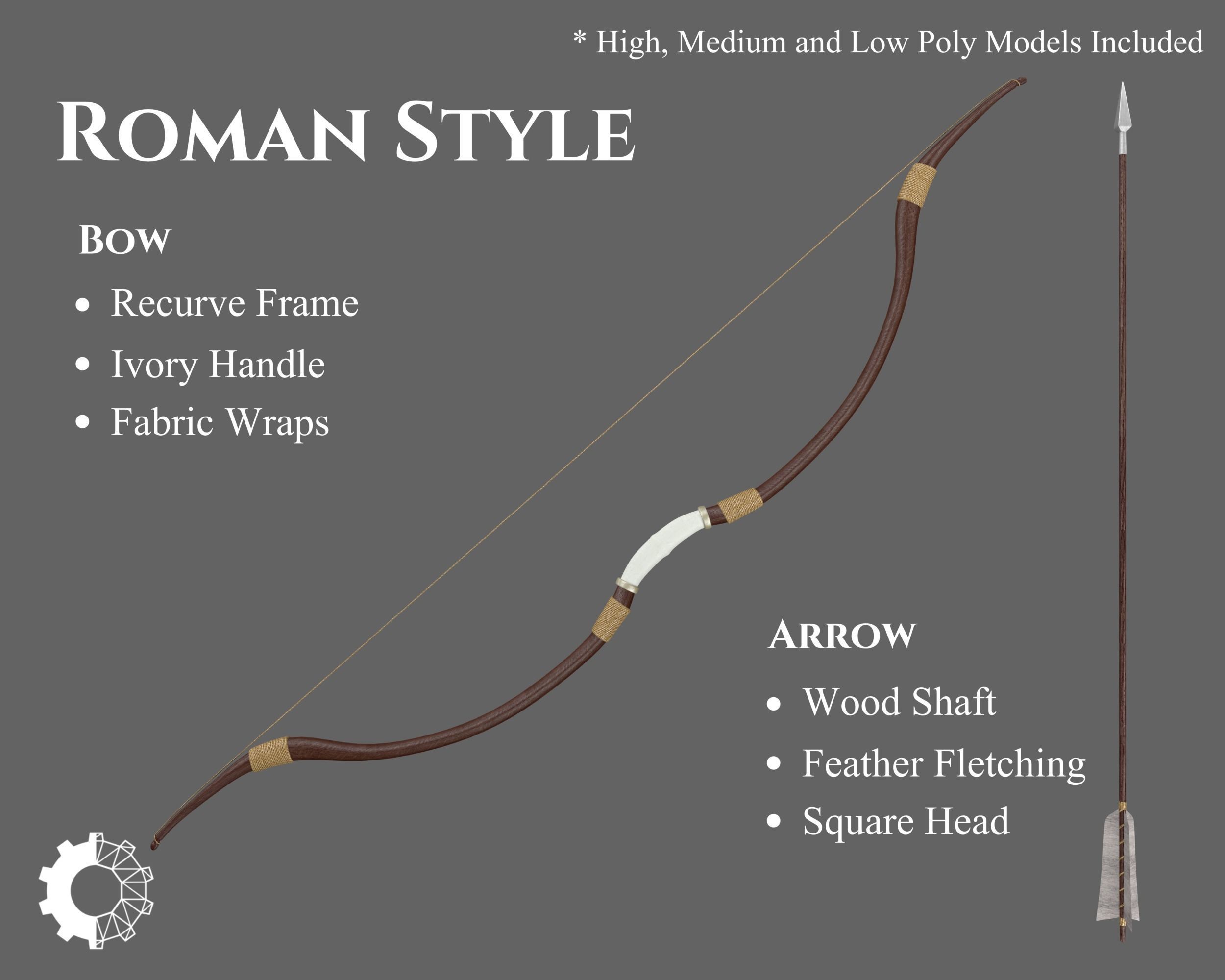 Ancient Collection Weapons Bows and Arrows _21