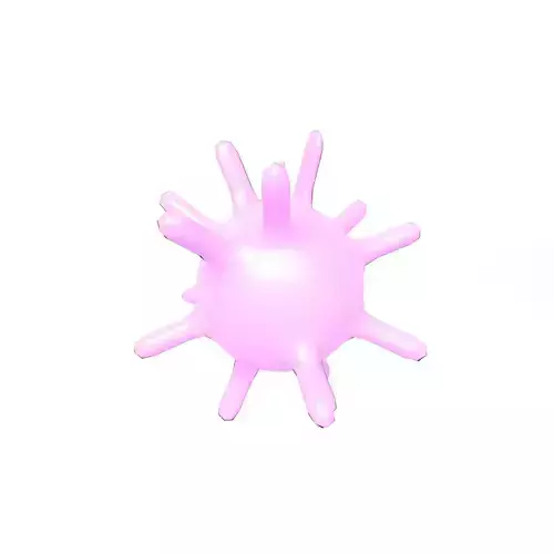 Virus v1 004 Low-poly 3D model