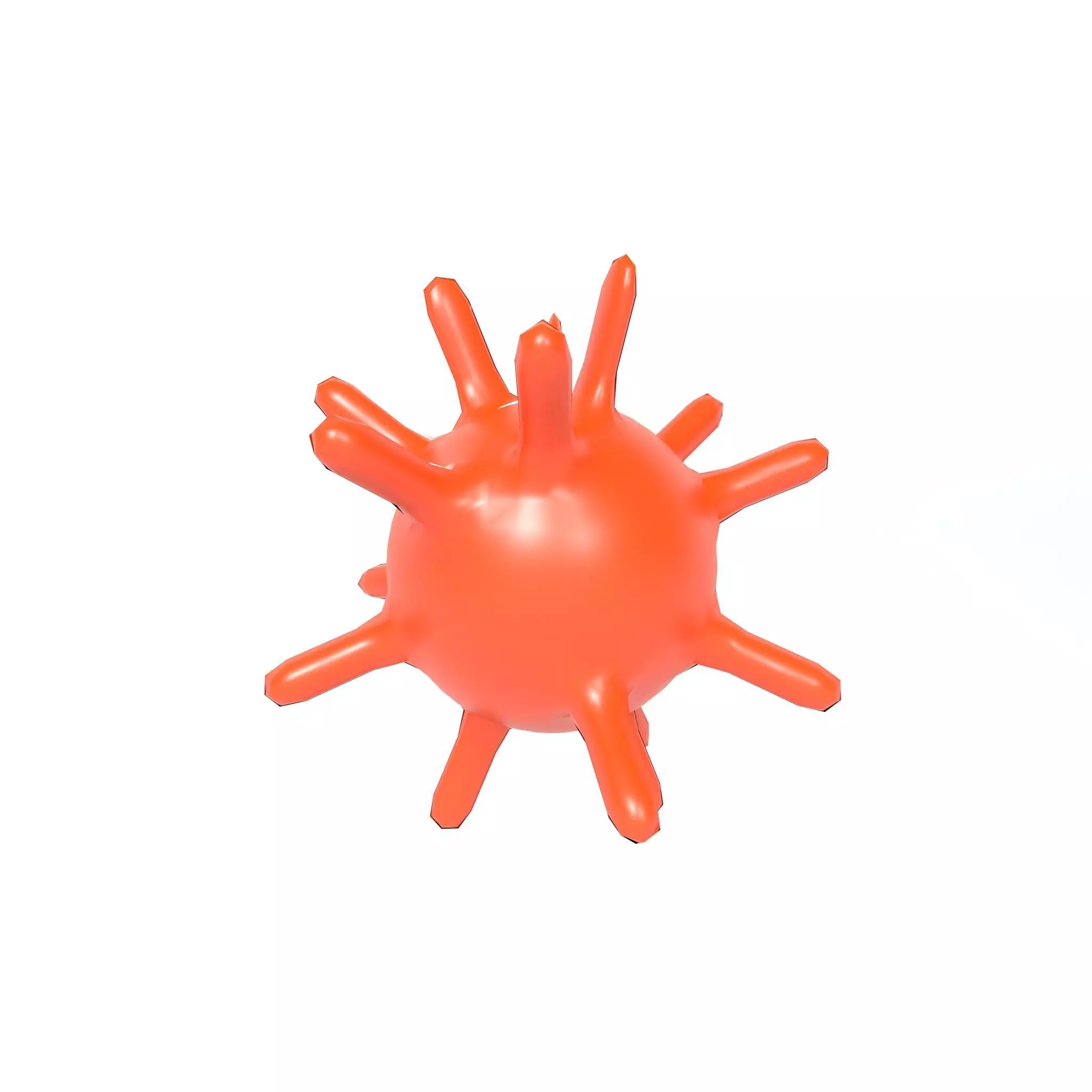 Virus v1 005 Low-poly 3D model_0