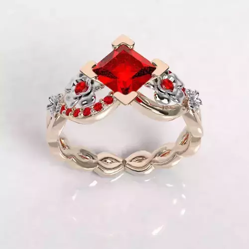 Anillo Solitario Elegante    Elegant Solitaire Ring