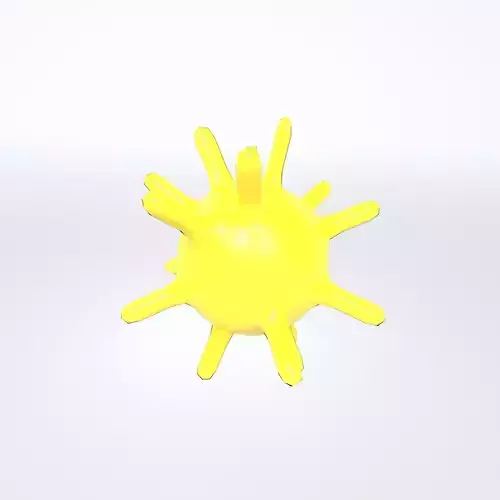 Virus v1 006 Low-poly 3D model