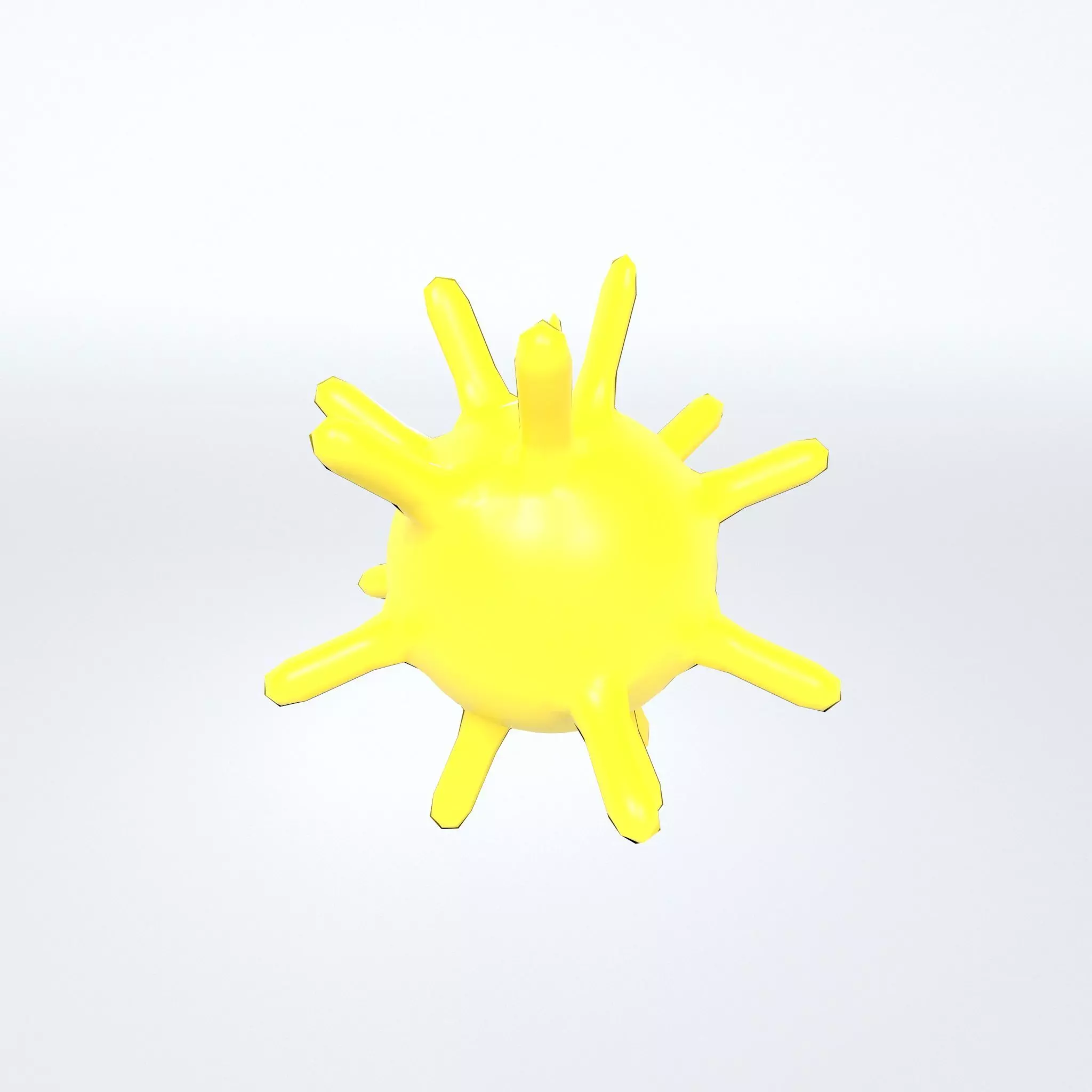 Virus v1 006 Low-poly 3D model_0