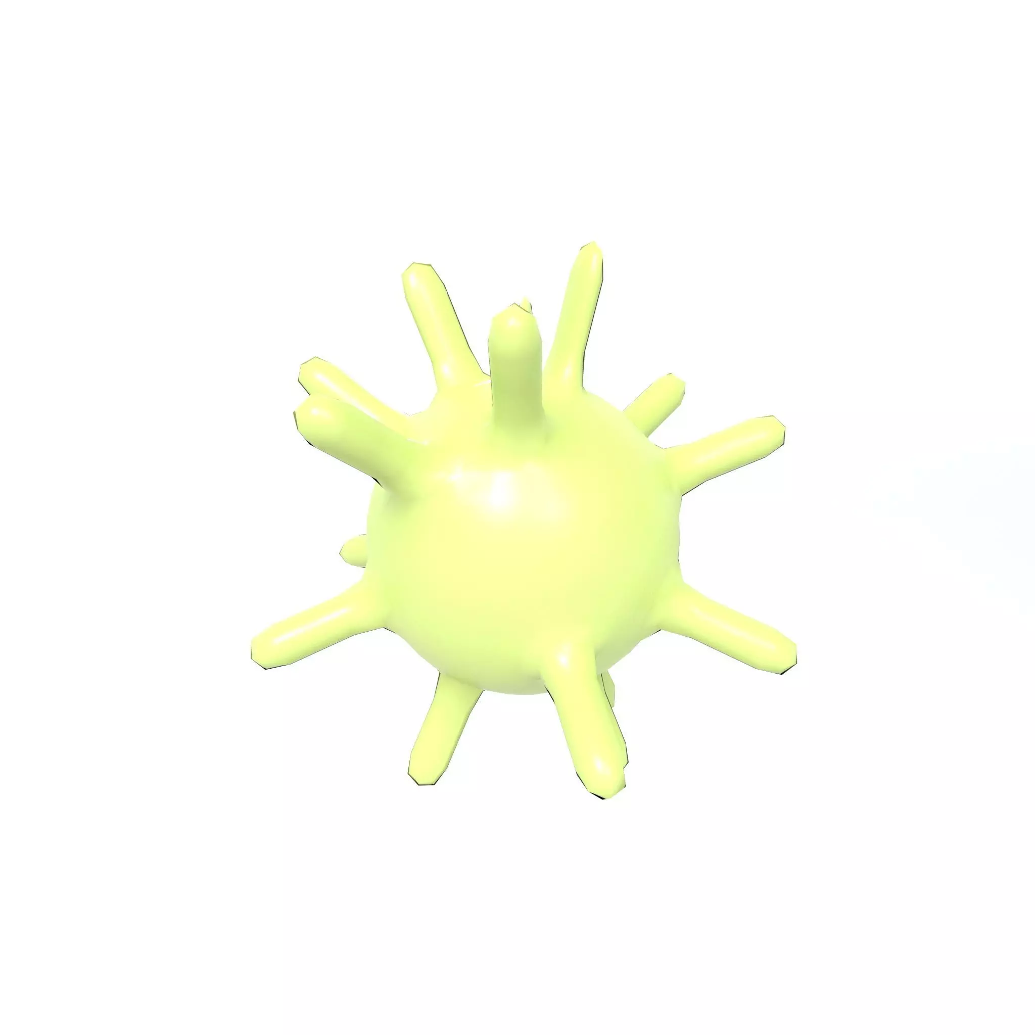 Virus v1 007 Low-poly 3D model