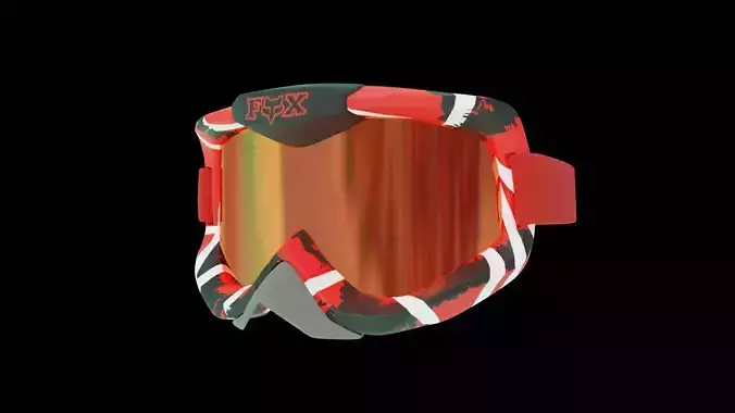 Motocross visor 3D model