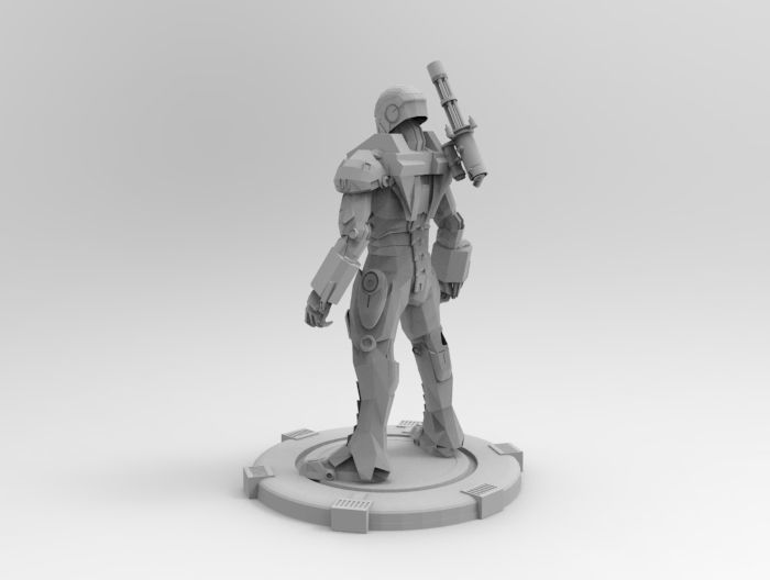 War Machine 3D print model_16