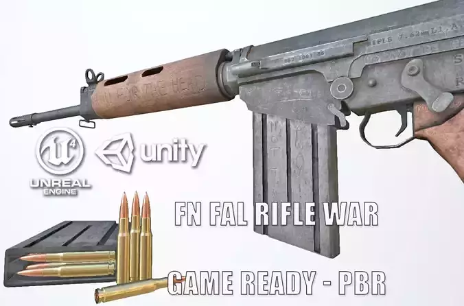 PBR FN FAL Rifle War