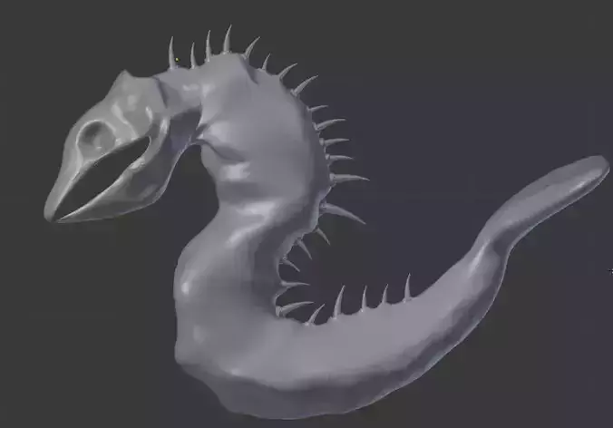 Monster Fish Skull Head