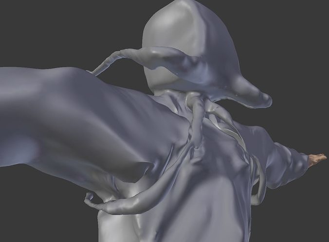 Human and Ovni Spacial Suit 3D model