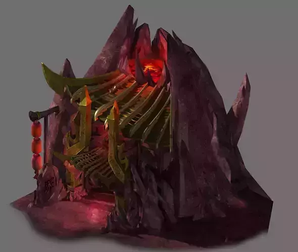 Game model - the house in the volcano