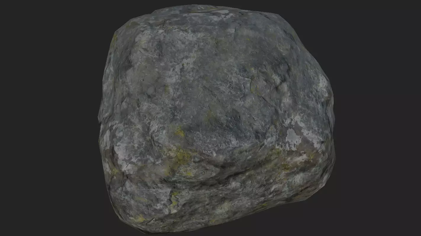 Lowpoly Rocks rock Low-poly 3D model_0