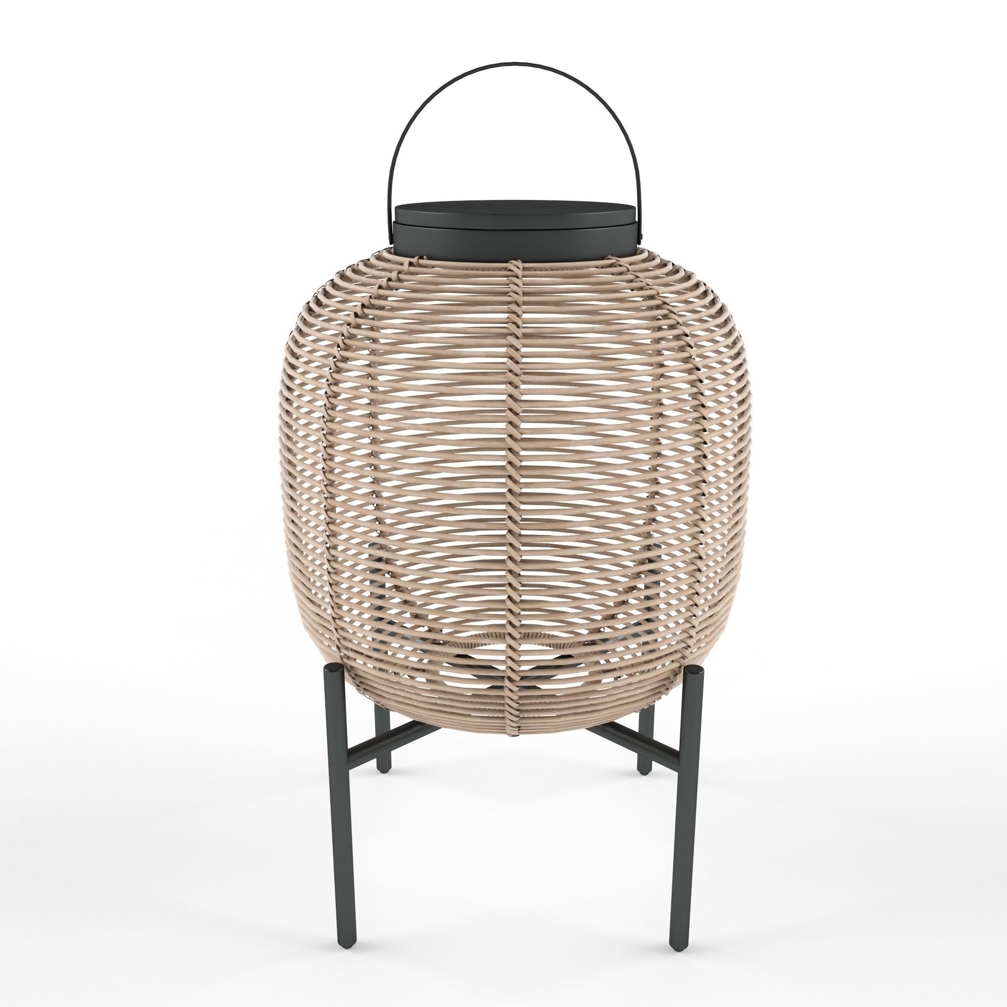 Bamboo lanterns  V1 3D model_1