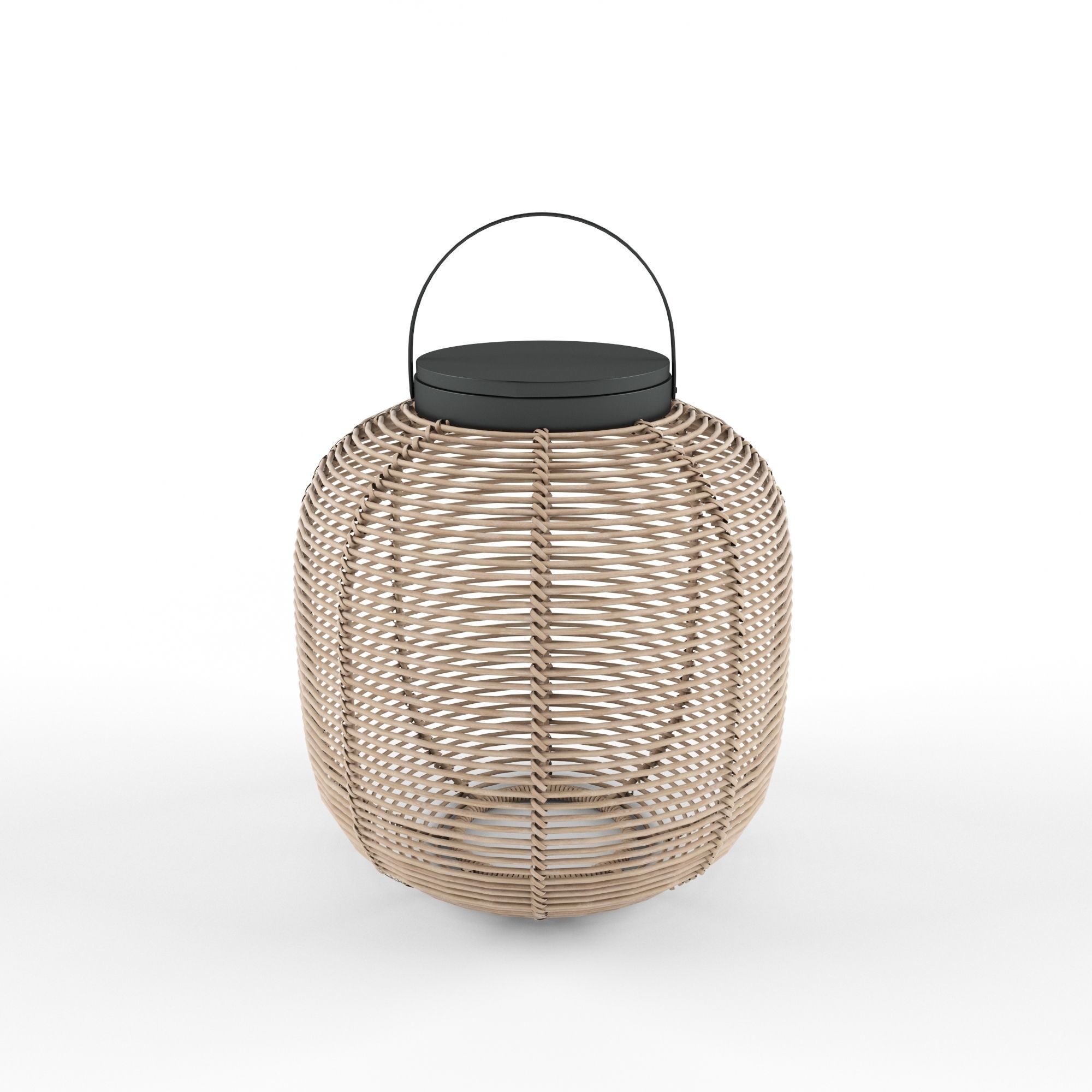 Bamboo lanterns  V1 3D model_2