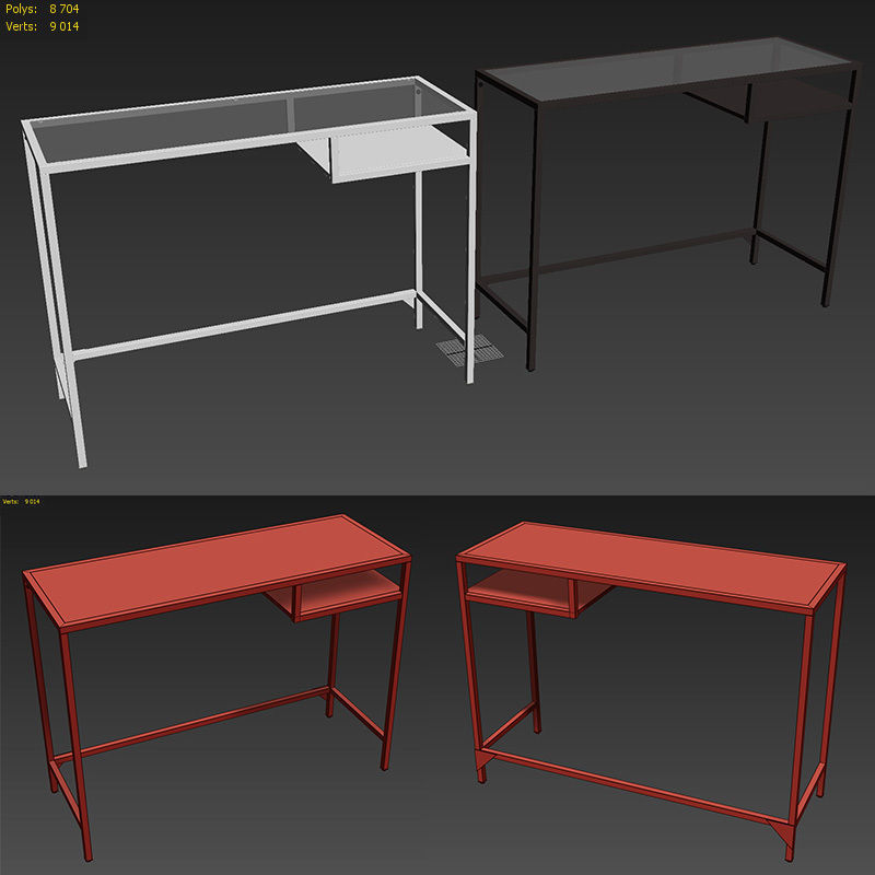 VITTSJO Laptop table 3D model_3