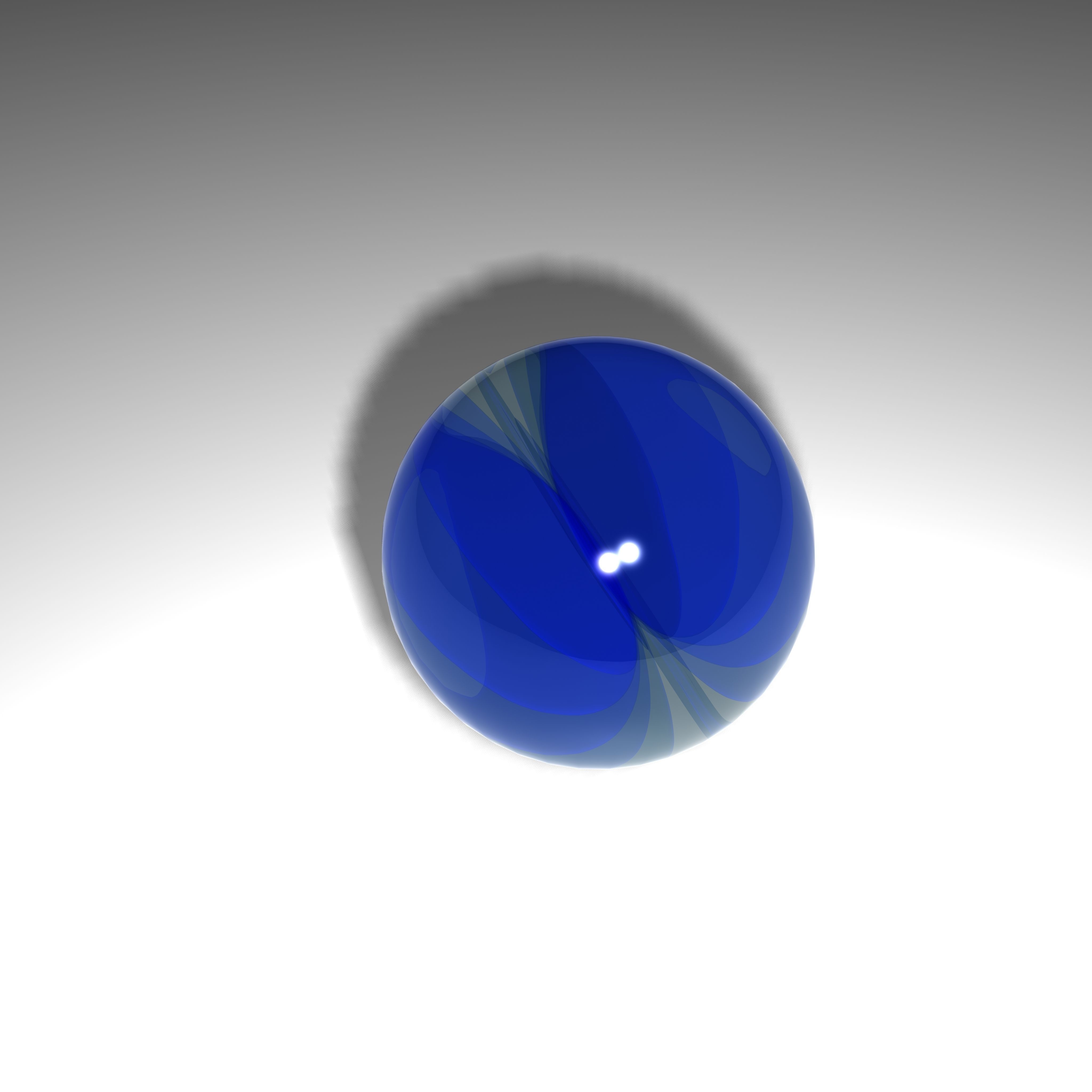 marble ball Free low-poly 3D model_0