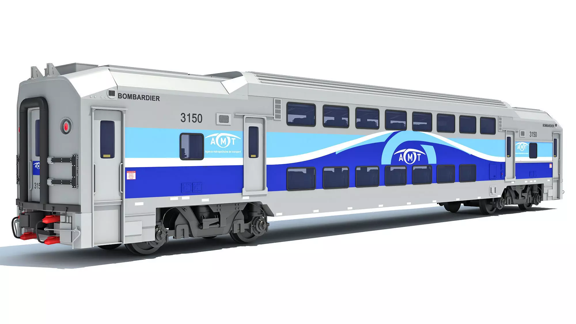 Exo Train Passenger Car 3D model